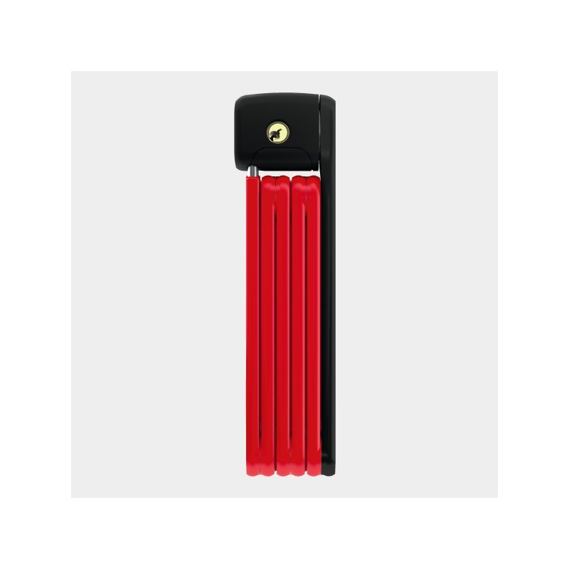 Vikbart lås ABUS Bordo Lite 6055, 85 cm, röd, inkl. fäste (SH)