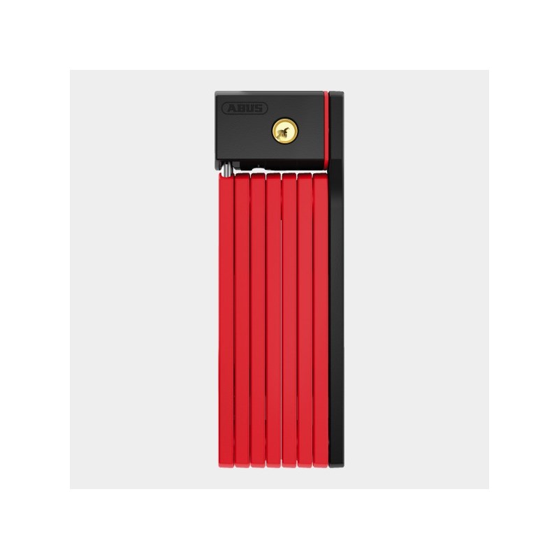 Vikbart lås ABUS uGrip Bordo 5700, 100 cm, röd, inkl. fäste (SH)