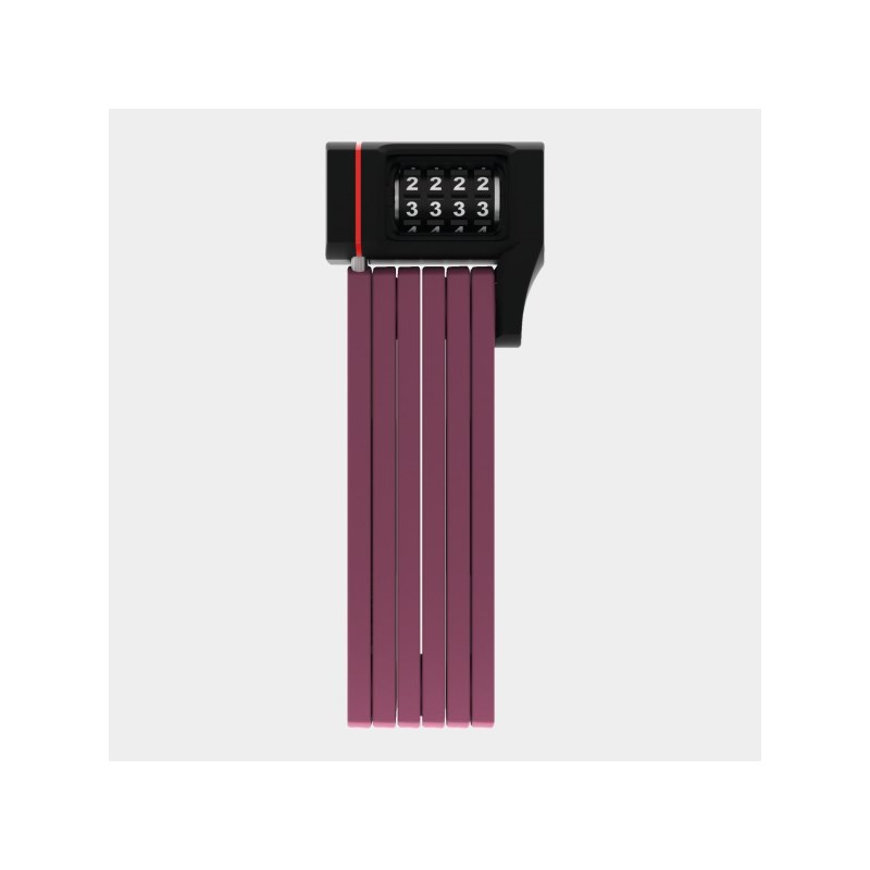 Vikbart lås ABUS uGrip Bordo 5700C, 80 cm, Core Purple, inkl. fäste (SH)