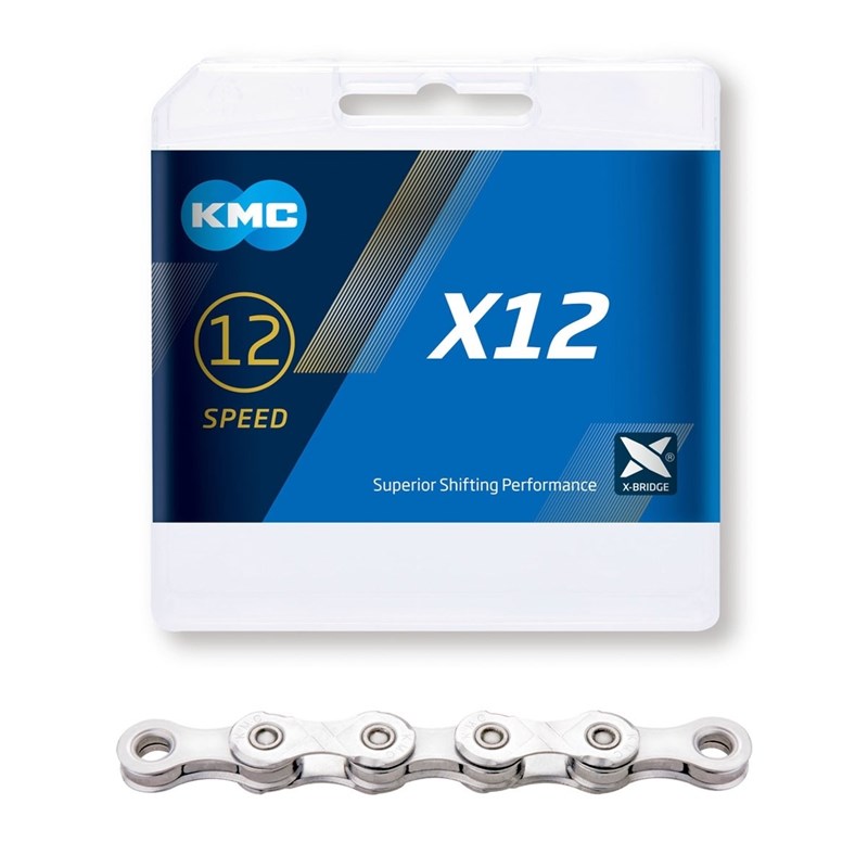KMC Cykelkedja X12 12-Växlar Silver