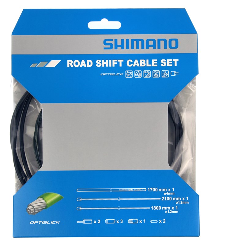 Shimano Växelvajerset Optislick Racer Svart
