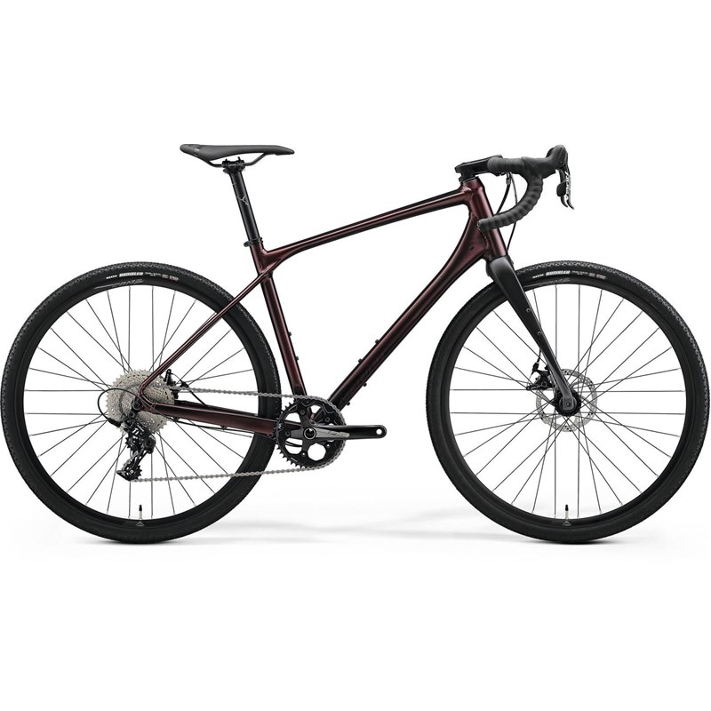Merida Gravel Bike Silex 300 Silk Burgundy/Black
