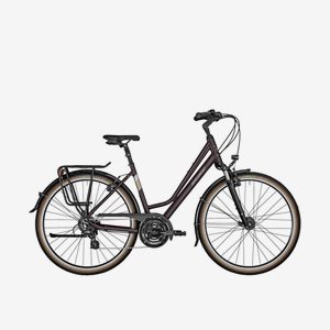 Bergamont Hybridcykel Horizon 3 Amsterdam 28 Tum Shiny Rosso Svart
