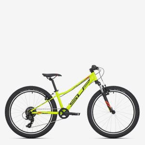Barncykel Superior Racer XC 24 Matte Lime/Black/Red