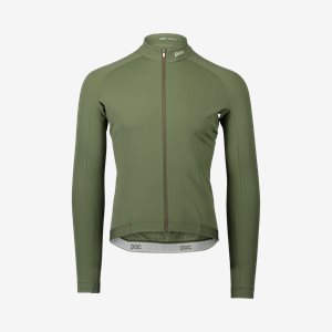 Cykeltröja POC M's Ambient Thermal Jersey Epidote Green