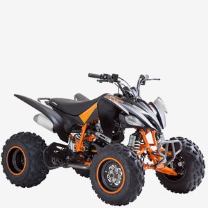 Fyrhjuling Viarelli Agrezza - 250cc ATV, orange och svart