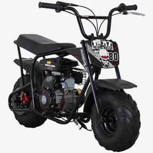 Dirtbike TEN7 Mudmaster mini 80cc black