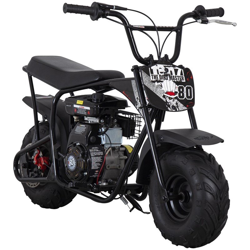 Dirtbike TEN7 Mudmaster mini 80cc black