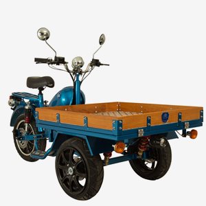 Elektrisk Flakmoped MGB Delivery Blå 3000W 45 km/h euro5 klass 1