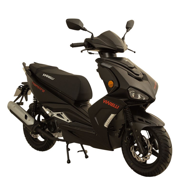 Moped Viarelli Monztro 45km/h (Euro 5 klass 1 moped) matt-black