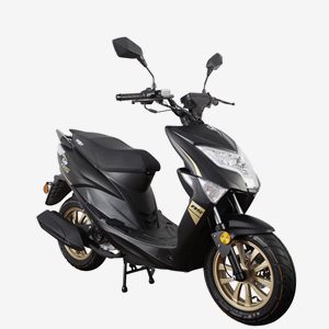Moped Viarelli RS50 Carbon 45km/h (Euro5 klass 1 moped) Svart