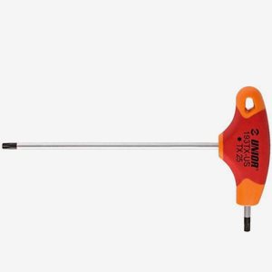 UNIOR TX profile screwdriver with T-handle Size: TX 25. Material: Chro
