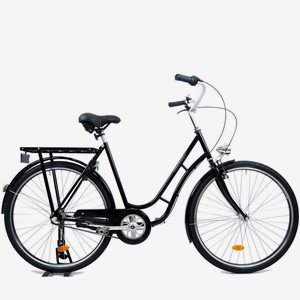 Kronan Damcykel Original D3 3-Växlar 28 Tum Röd
