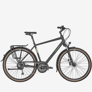 Bergamont Hybridcykel Horizon 6 Gent 28 Tum Matt Anthracite Grå