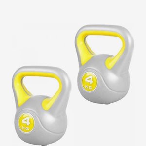 Gorilla Sports Kettlebell Fitness - 2x4kg, Paket Kettlebell