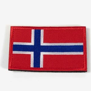 Kraftmark Patch Norwegian Flag, Kroppsviktsträning