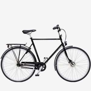 Skeppshult Herrcykel Stil 3-Växlar 28 Tum Spegelsvart