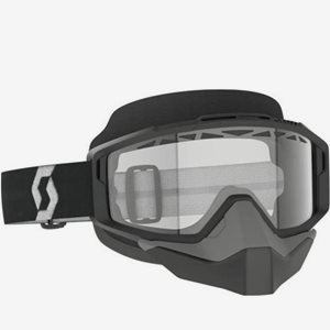 SCO Goggle Split OTG Snow Cross black/white clear