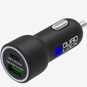 QUAD LOCK Dual USB (C+A) Car Charger 48W