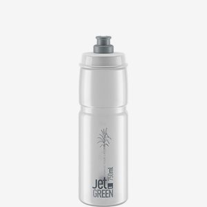 Flaska Elite Jet Green Clear grå Logo 750ml