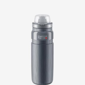 Flaska Elite FLY MTB TEX grå, grå Logo 750ml