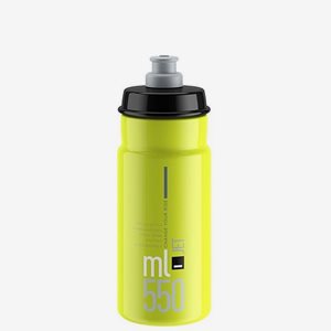 Flaska Elite Jet gul fluo, svart logo 550ml