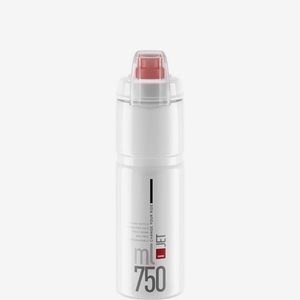 Flaska Elite Jet plus transparent, röd grafik 750ml