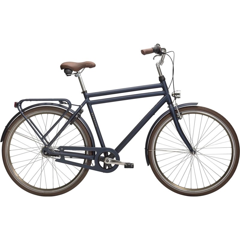 Herrcykel Monark Karl Blå matt