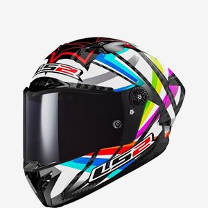 Hjälm LS2 Ff805 Thunder Carbon Gp Aero Flash Svart