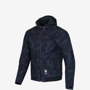 Textiljacka Merlin Torque Laminerad Svart/Blå