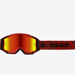 Goggle LS2 Charger Pro Iridium Lins Röd