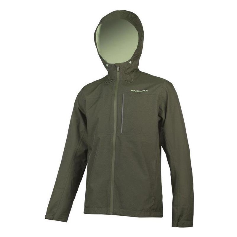 Endura Regnjacka Hummvee Waterproof Hooded Jacket Bottlegreen