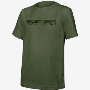 Endura Cykeltröja Kids One Clan OrganicTee Ollvegreen Olivegreen
