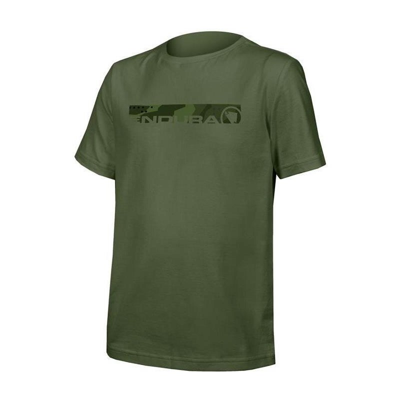 Endura Cykeltröja Kids One Clan OrganicTee Ollvegreen Olivegreen