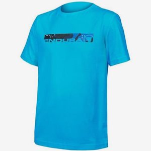 Endura Cykeltröja Kids One Clan OrganicTee Electricblue