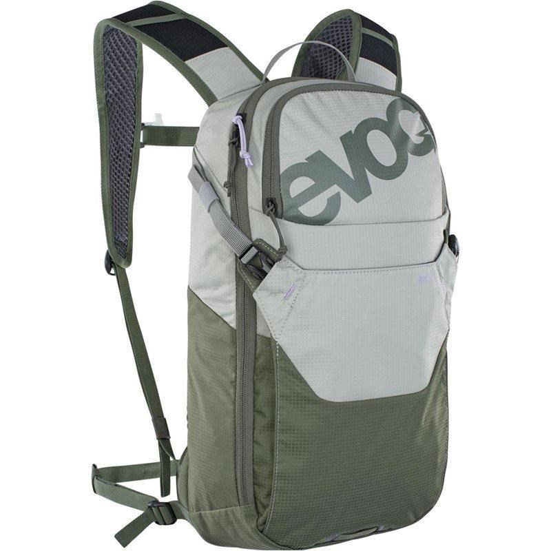 Evoc Cykelryggsäck Ride 8 + 2L blåsa Stone/Dark Olive
