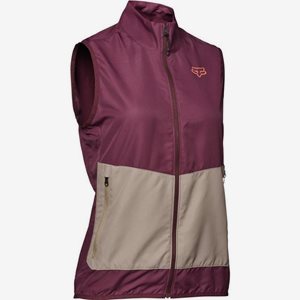 Fox Vindväst W Ranger Wind Vest Darkmaroon