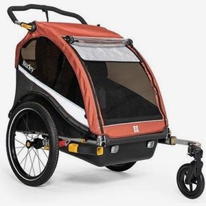 Burley Cykelvagn Cub X Grey/Orange/Black
