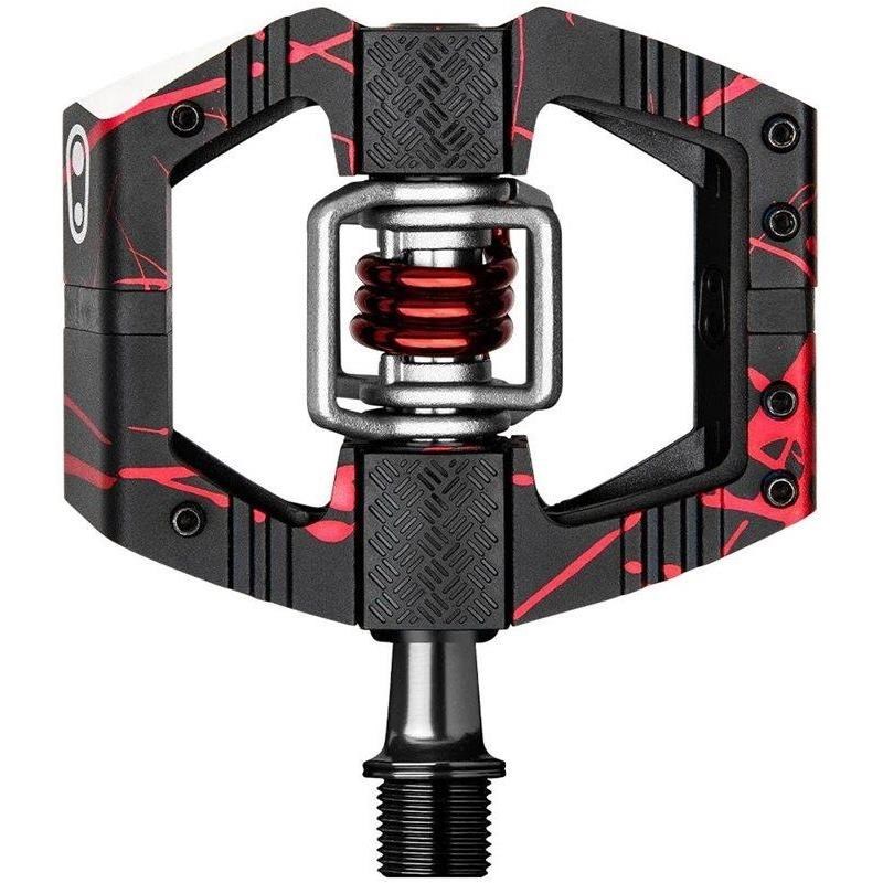 Crankbrothers Cykelpedaler Mallet E LS Red Splatter