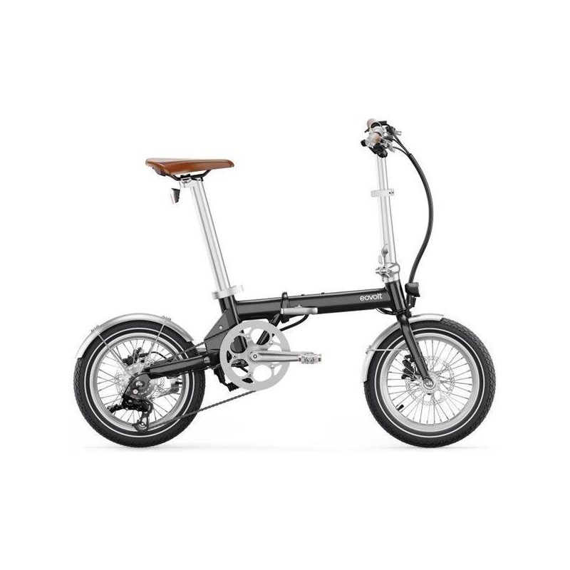 Eovolt Hopfällbar Elcykel Morning Vintage Satin Black