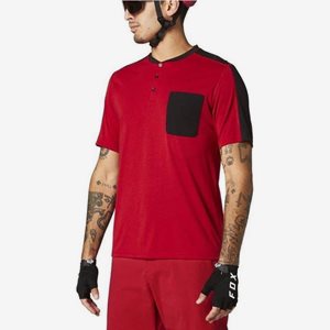 Fox Ranger Dri-Release SS Henley Men Chili