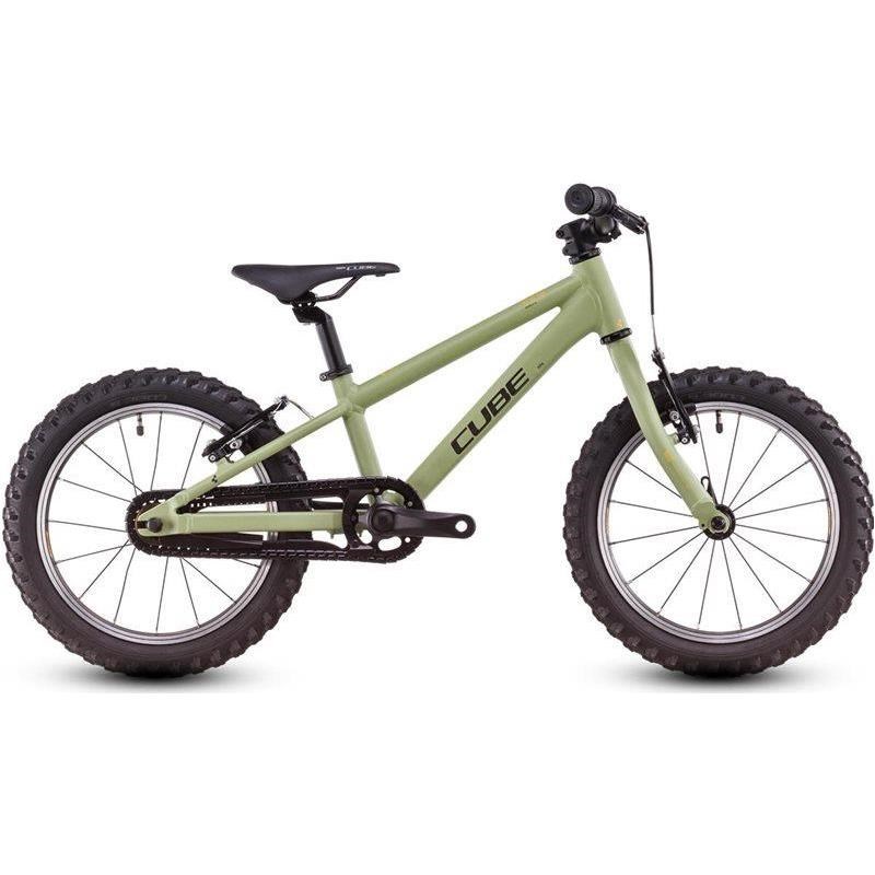 Cube Barncykel Acid 160 16 Tum Oliv/Orange