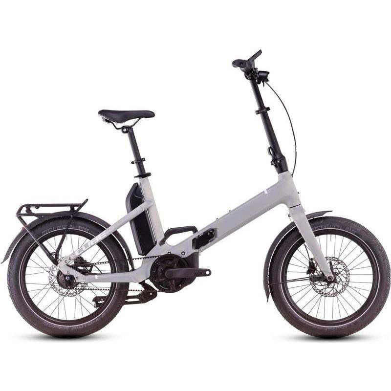 Cube Elcykel Fold Hybrid Comfort 500Wh Pearlysilver/White