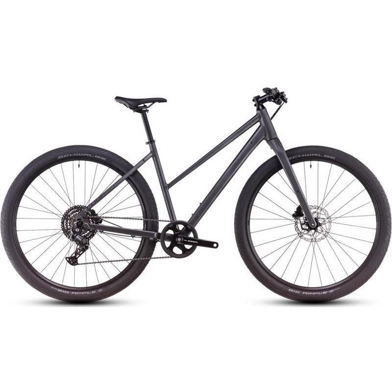 Cube Hybridcykel Hyde One Mid Graphite/Black Grå/Svart