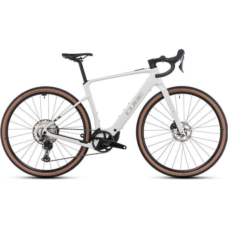 Cube Elcykel GravelNuroad Hybrid C:62 Race 400Wh Desertstone/Green