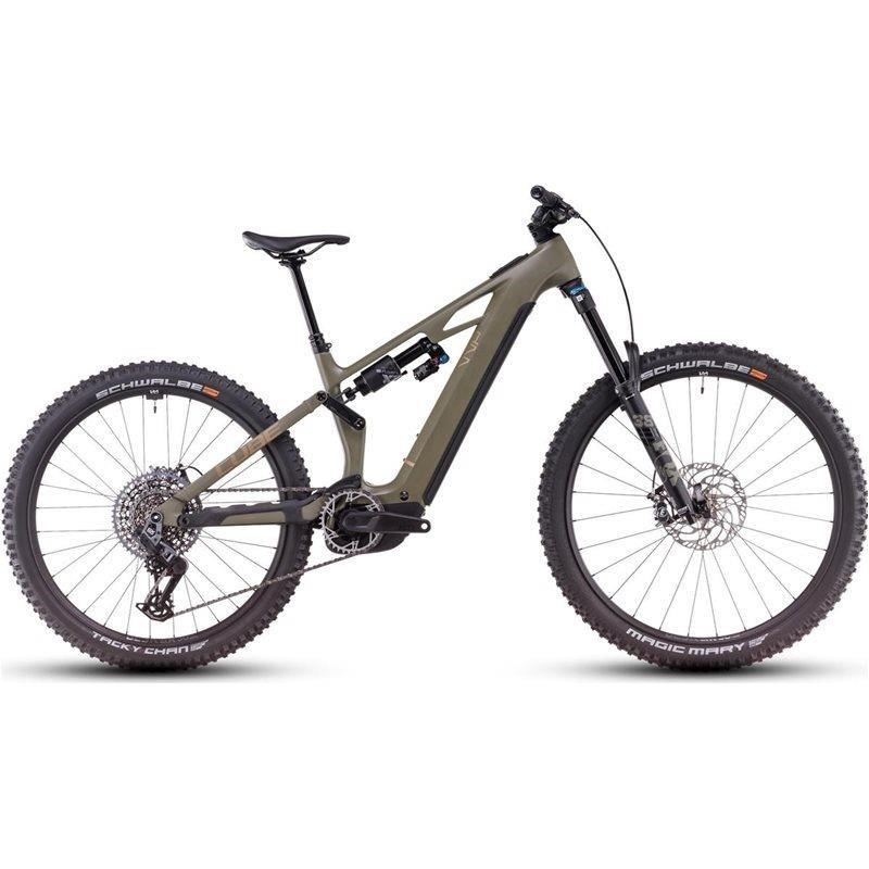 Cube El MTB Stereo Hybrid One77 HPC TM 800Wh Dustyolive/Gold