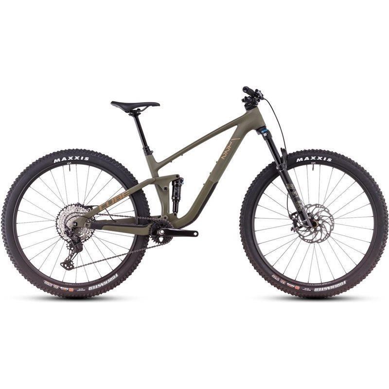 Cube Heldämpad MTB Stereo One22 C:62 TM29 Dustyolive/Gold