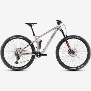 Cube Heldämpad MTB Stereo One22 Race Rawmetal/Black
