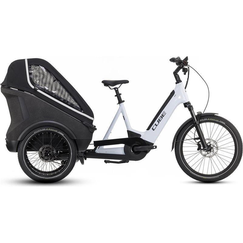 Cube Trehjulig Elcykel Trike Family Hybrid 750Wh Flashwhite/Reflex