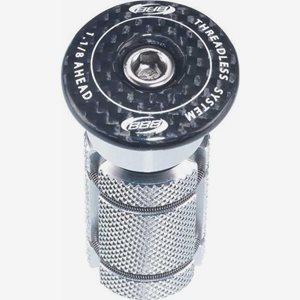 BBB Styrlager Roundhead 11/8" Carbon